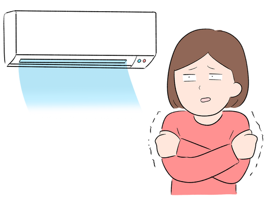エアコン冷えで起こる首肩こり・腰痛|まだ暑い時期こそ注意