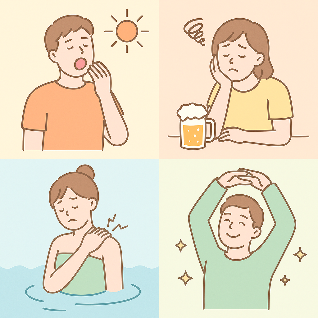 🌿 お盆明けに起こりやすい体の不調と回復法